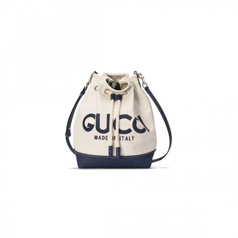 (image for) GUCCI PRINTED SMALL BUCKET BAG 772856(31*22.5*15cm)