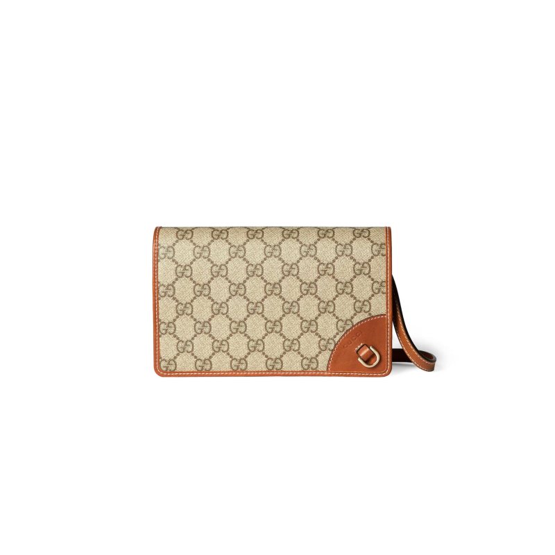 (image for) GUCCI GG EMBLEM SUPER MINI SHOULDER BAG 820688 (20*12.5*5cm)
