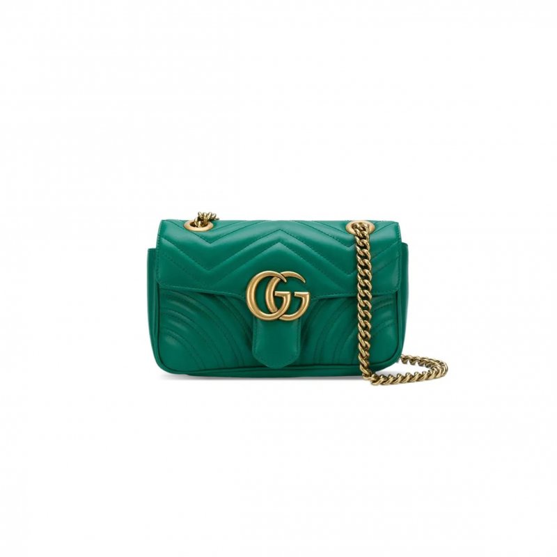 (image for) GUCCI GG MARMONT MATELASSÉ MINI BAG 446744 (23*14*6cm)