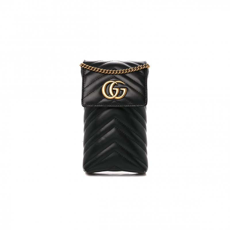 (image for) GUCCI GG MARMONT MATELASSÉ MINI BAG 672251 (20*10*3.5cm)
