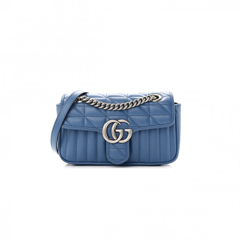 (image for) GUCCI GG MARMONT MATELASSÉ MINI BAG 446744 (23*14*6cm)