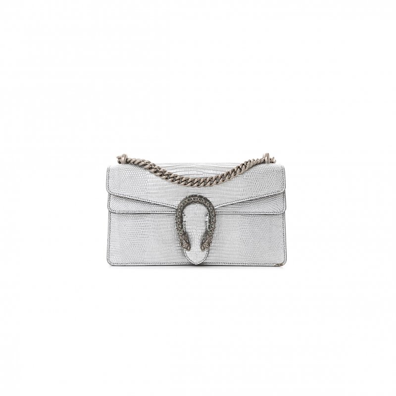 (image for) GUCCI DIONYSUS METALLIC LIZARD SMALL SHOULDER BAG 499623 (25*13.5*7cm)