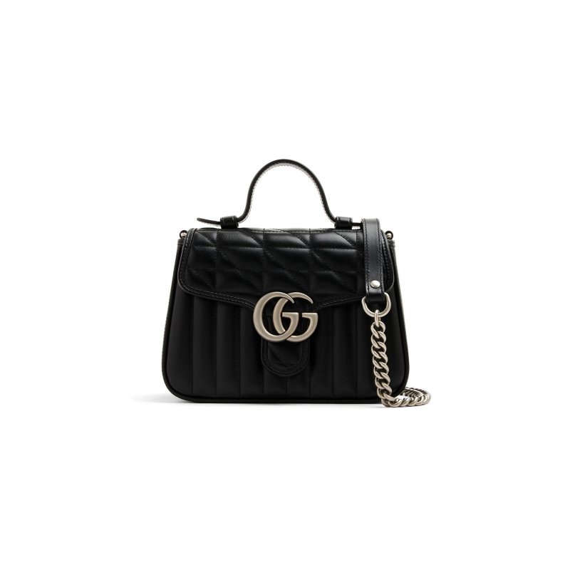 (image for) GUCCI GG MARMONT MINI TOP HANDLE BAG 583571 (21*15.5*8cm)