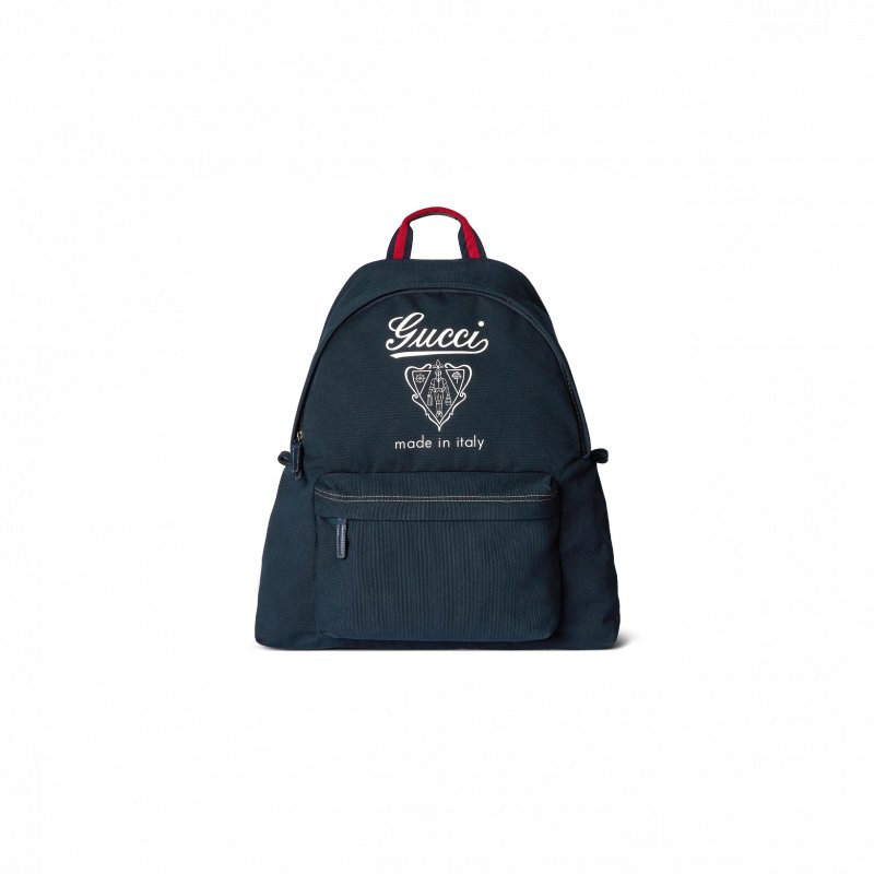 (image for) GUCCI PRINTED CANVAS MAXI BACKPACK ‎‎821643 (42*48*18cm)