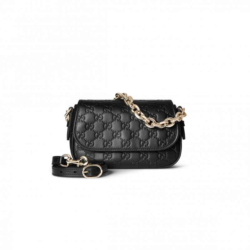 (image for) GUCCI GG EMBLEM SMALL SHOULDER BAG 847448 (20.5*13*7cm)
