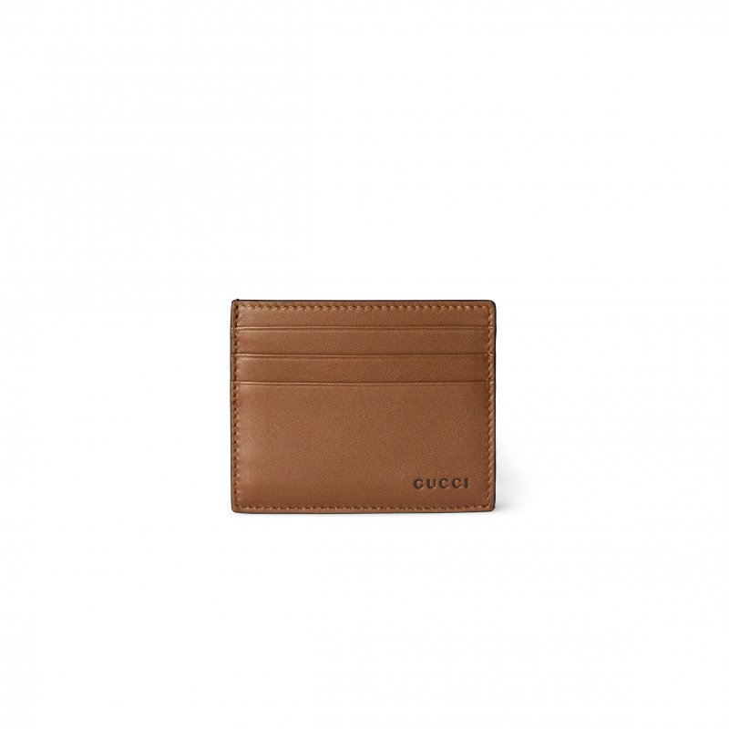 (image for) GUCCI GG EMBLEM EMBOSSED CARD CASE 818952 (10*8cm)