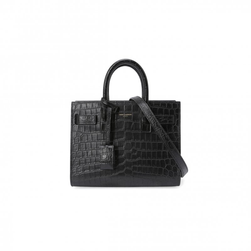 (image for) YSL SAC DE JOUR IN CROCODILE-EMBOSSED LEATHER-NANO 392035DZEAW1000 (22*18*10.5cm)