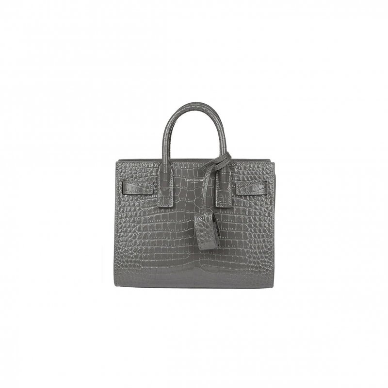 (image for) YSL SAC DE JOUR EMBOSSED LEATHER SATCHEL GREY 392035DND1N112 (26*20.5*12.5cm)