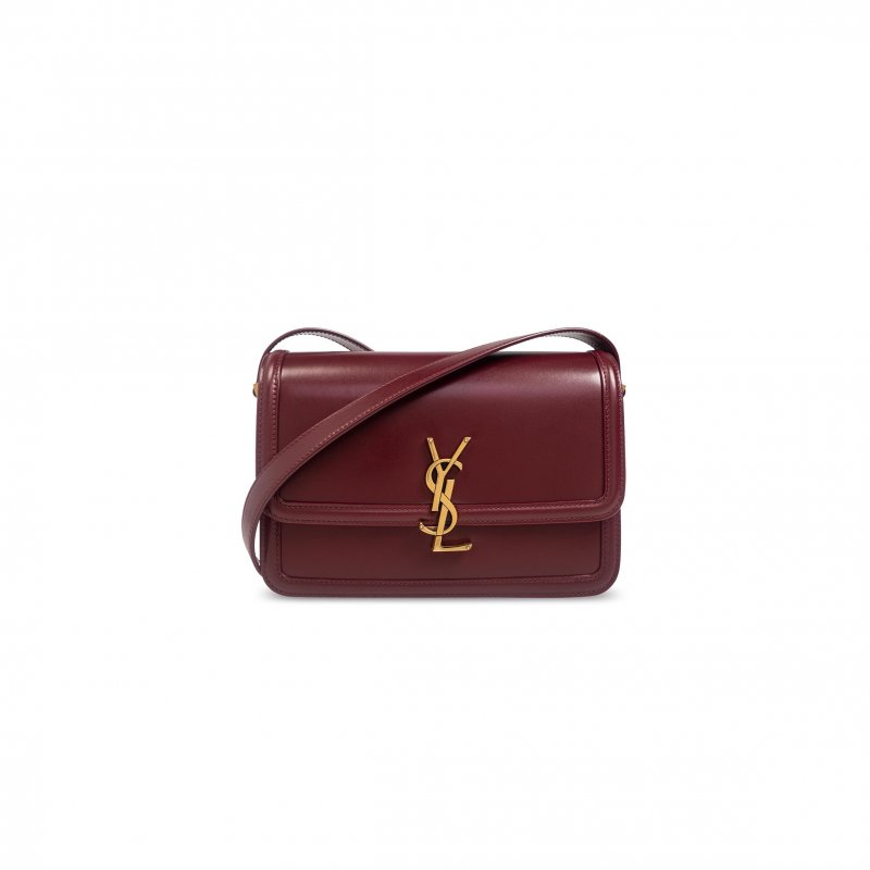 (image for) YSL BURGUNDY SHOULDER BAG 6343050SX0W (23*13*6CM)