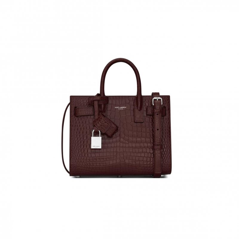 (image for) YSL SAC DE JOUR IN CROCODILE-EMBOSSED LEATHER-NANO 392035DND1N6475 (22*18*10.5cm)