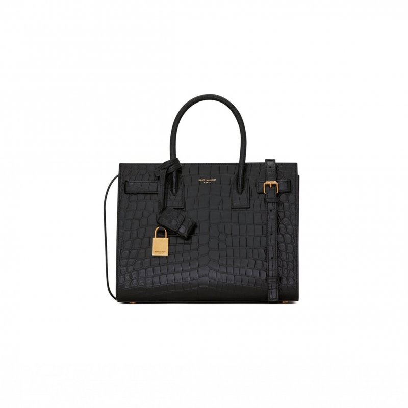 (image for) YSL SAC DE JOUR IN CROCODILE-EMBOSSED LEATHER-BABY 421863DZEAW1000 (26*20*13cm)