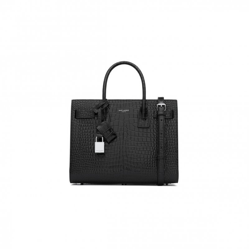 (image for) YSL SAC DE JOUR IN CROCODILE-EMBOSSED LEATHER-BABY 421863DND1N1000 (26*20.5*12.5cm)