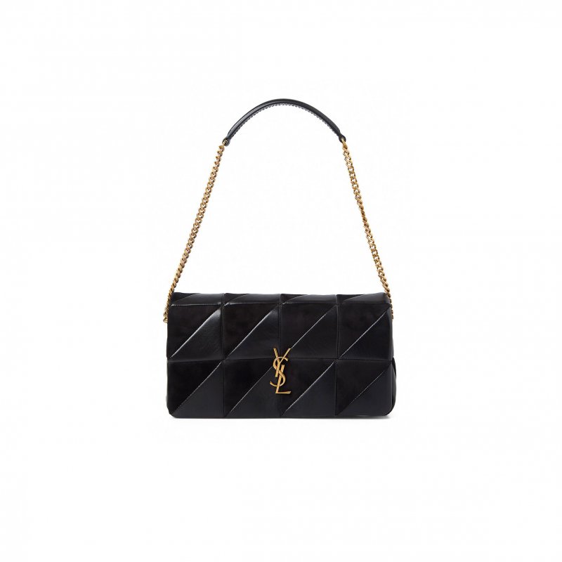 (image for) YSL JAMIE MEDIUM IN QUILTED LAMBSKIN AND SUEDE 515821COPP71000 (25*15*7.5cm)