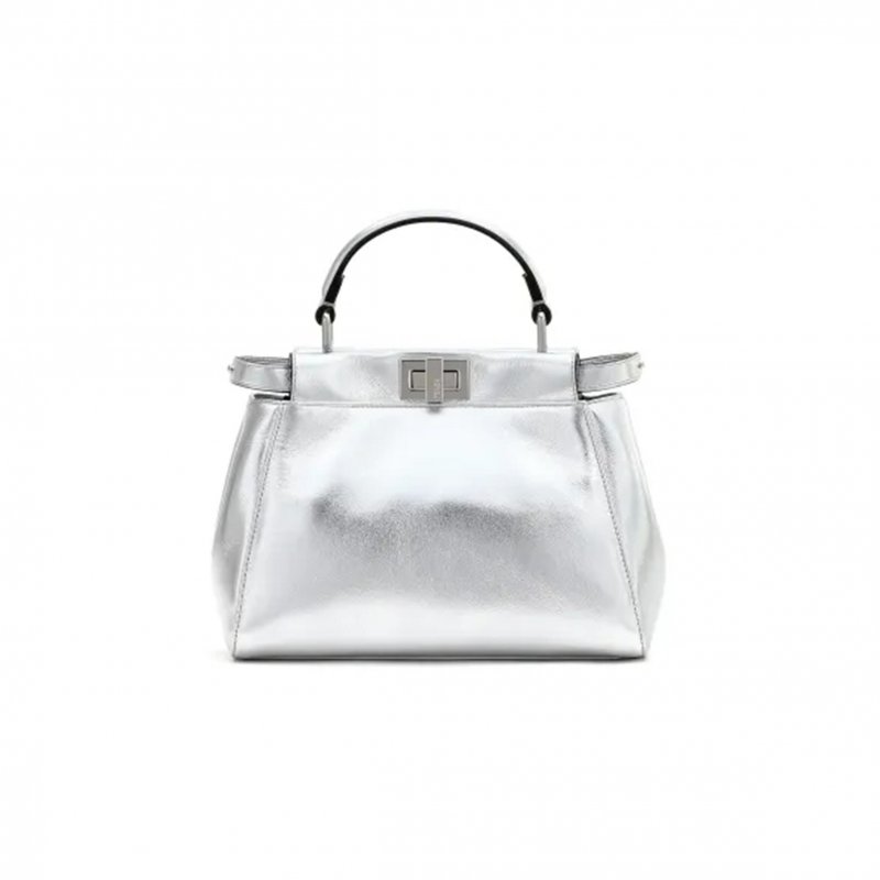 (image for) FENDI FF NAPPA MINI PEEKABOO ICONIC SATCHEL (23*18*11cm)