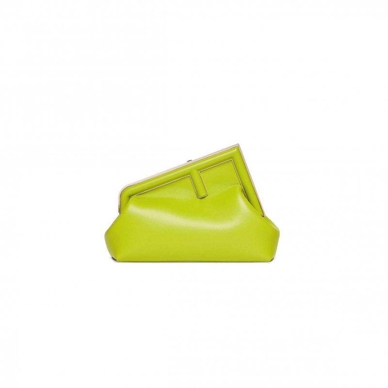 (image for) FENDI FIRST MIDI - ACID GREEN LEATHER BAG8BP137ABVEF1JCP (32.5*23.5*15cm)