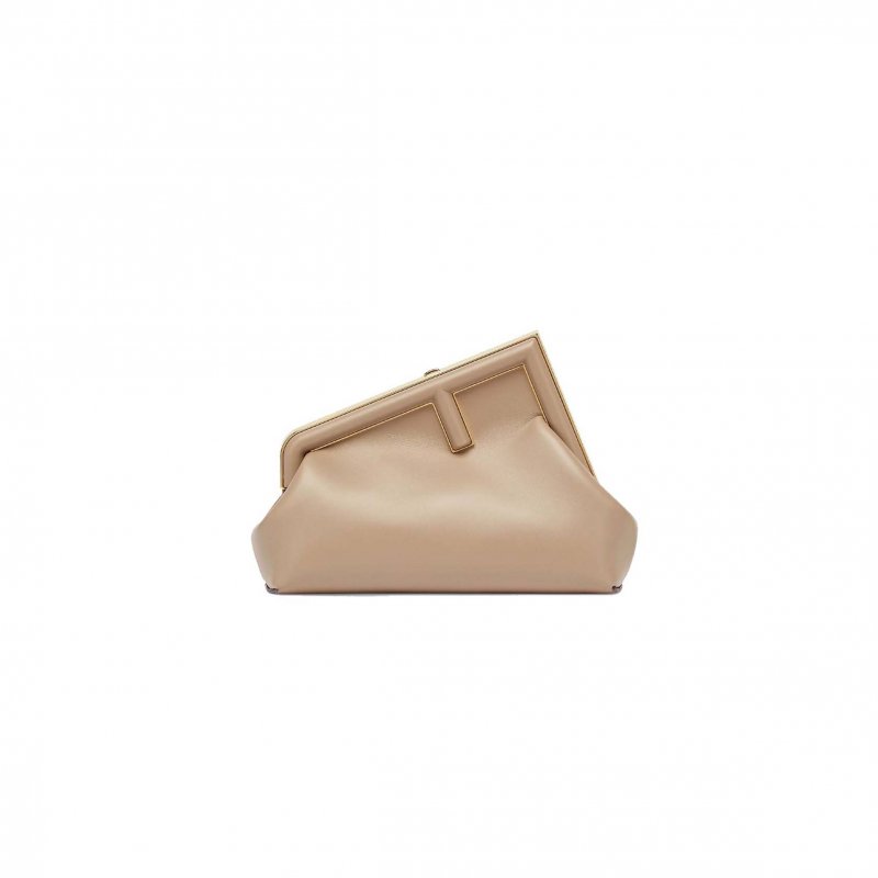 (image for) FENDI FIRST SMALL - DOVE GRAY LEATHER BAG 8BP129ABVEF0E65 (26*18*9.5cm)
