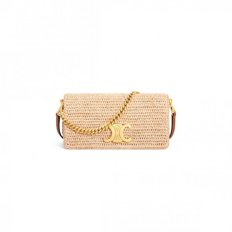 (image for) CELINE MULTIPOCHETTE IN RAFFIA 10M432FWI.02NT (23*11*4cm)