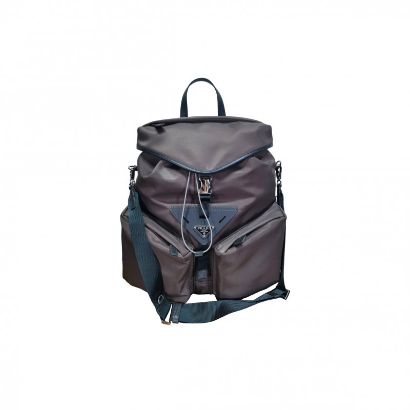 (image for) PRADA RE-NYLON AND LEATHER BACKPACK 2VZ108 (45*38*18cm)