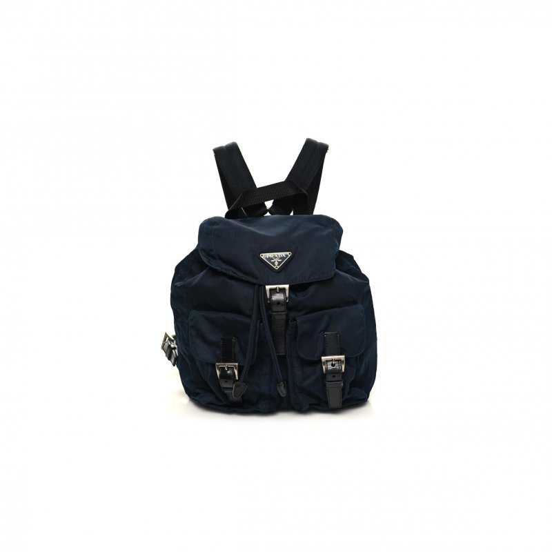 (image for) PRADA NYLON VELA SMALL BACKPACK NAVY (28*23*12cm)