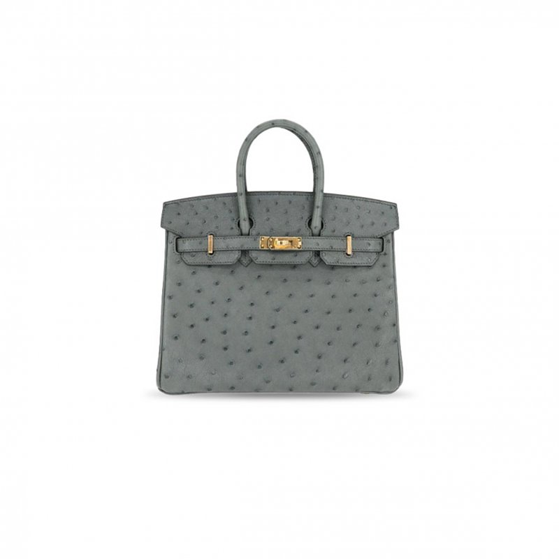 (image for) HERMÈS MASTER OSTRICH BIRKIN 25 BIRKIN HANDBAG (25*20*13cm)