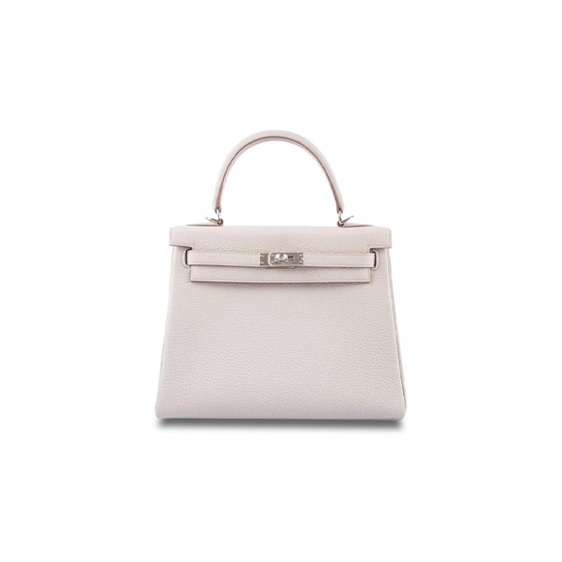 (image for) HERMÈS MASTER KELLY 25 TOGO PALLADIUM HARDWARE (25*17*7cm)