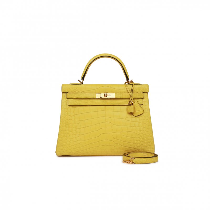 (image for) HERMES MASTER KELLY 32 MATTE ALLIGATOR GOLD HARDWARE (32*23*10.5cm)