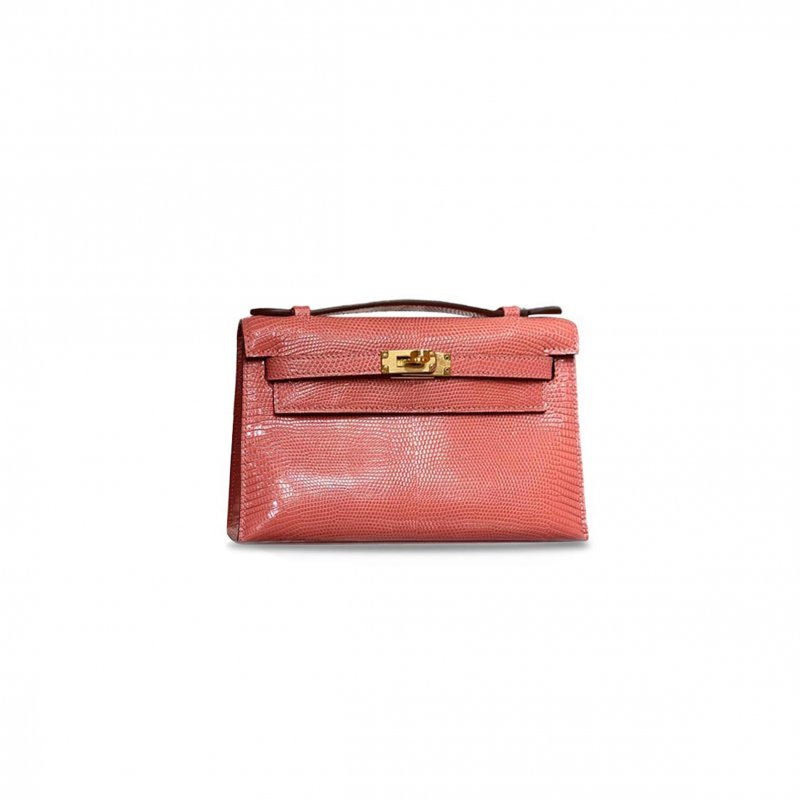 (image for) HERMÈS MASTER MINI KELLY CERAMIC PINK GOLD BUCKLE (22*14*7cm)
