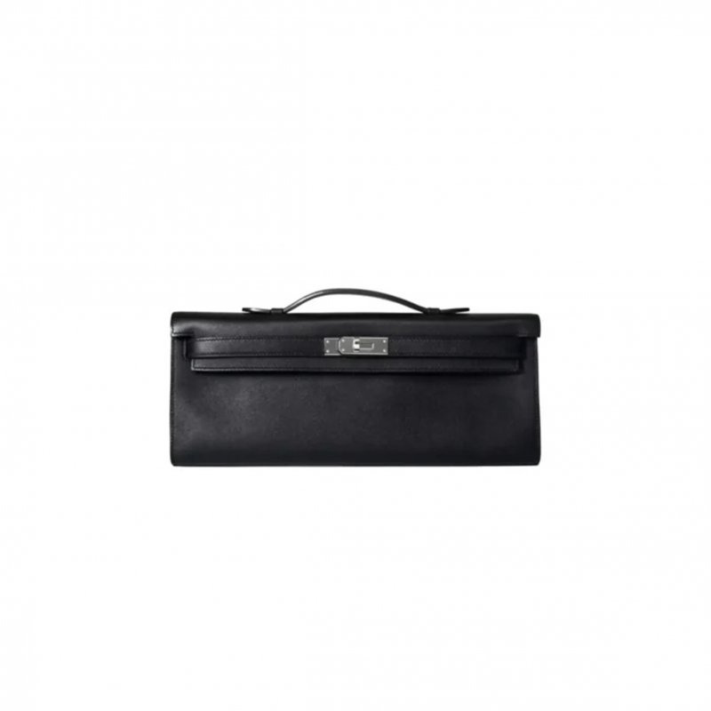 (image for) HERMÈS MASTER KELLY CUT POCHETTE SWIFT BLACK (31*13*2.5cm)