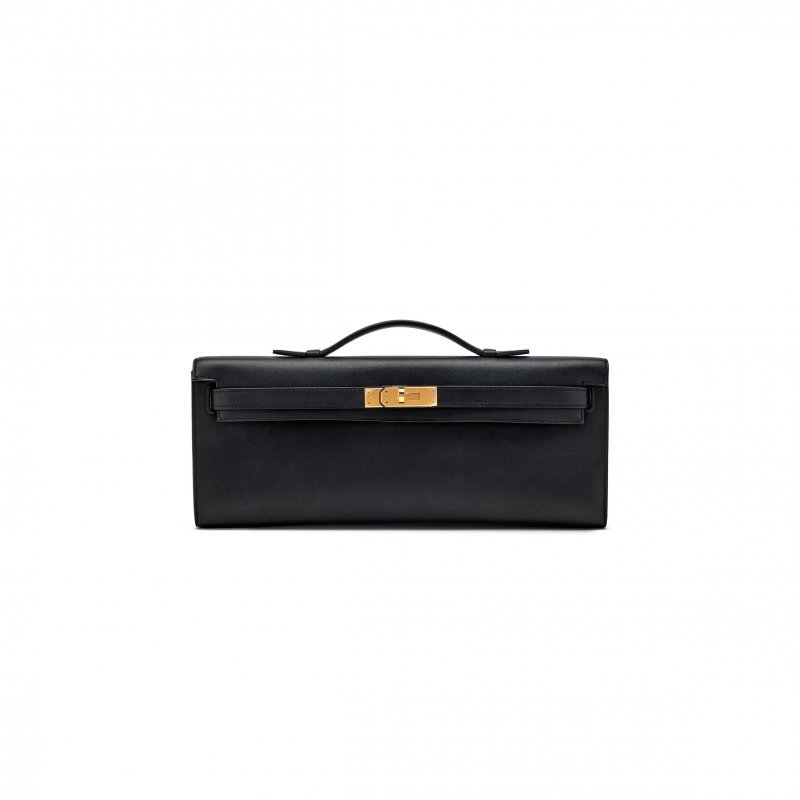 (image for) HERMES MASTER BLACK SWIFT KELLY CUT GOLD HARDWARE (31*13*2.5cm)