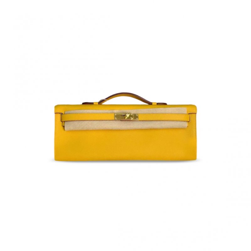 (image for) HERMES MASTER KELLY CUT YELLOW EPSOM GOLD HARDWARE (31*13*2cm)