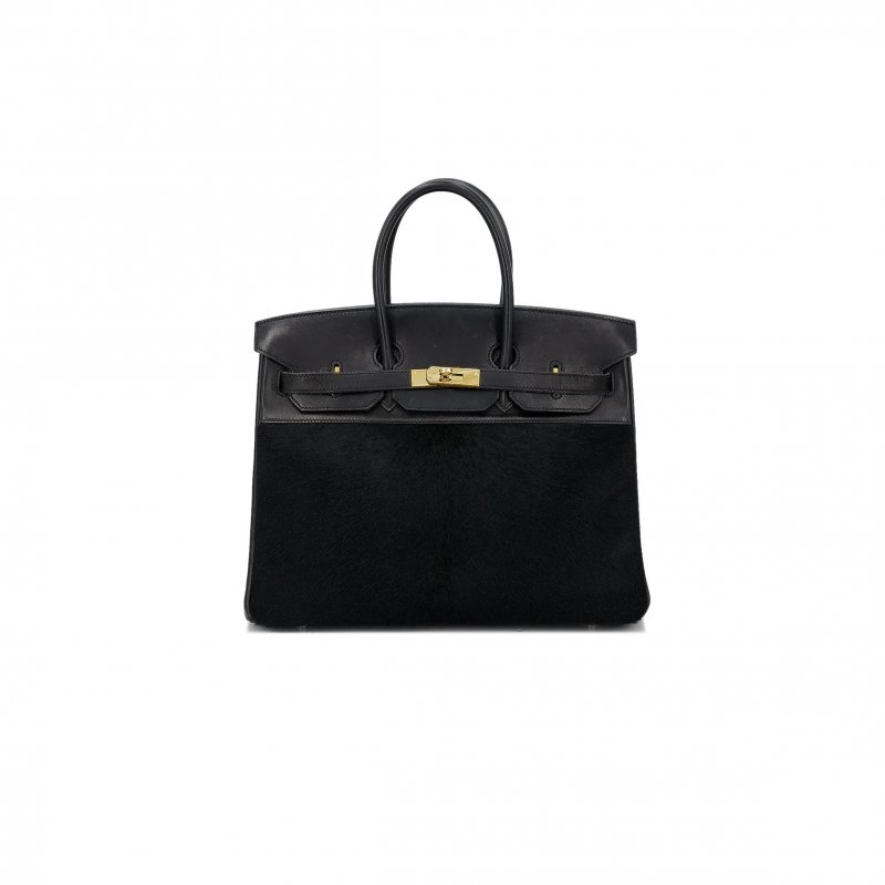 (image for) HERMES BIRKIN 25 TOGO BLACK BAG 2376734 (25*20*13cm)