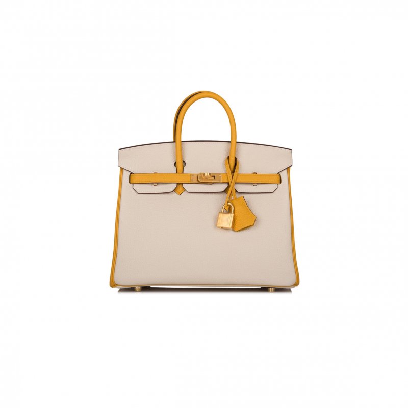 (image for) HERMES BIRKIN 25 TOGO BRUSHED GOLD HARDWARE (25*20*13cm)
