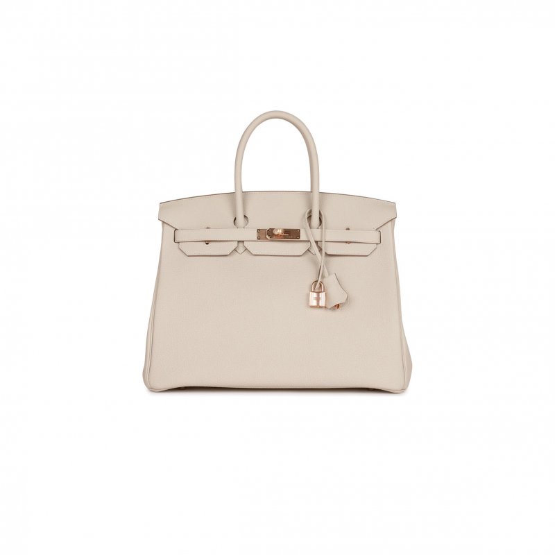 (image for) HERMES BIRKIN 35 TOGO ROSE GOLD HARDWARE (35*25*18cm)