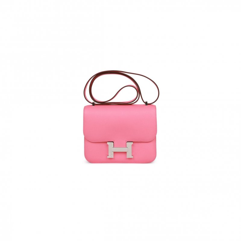 (image for) HERMES CONSTANCE 18 ROSE AZALEE SWIFT PALLADIUM HARDWARE 39827910099038 (18cm)
