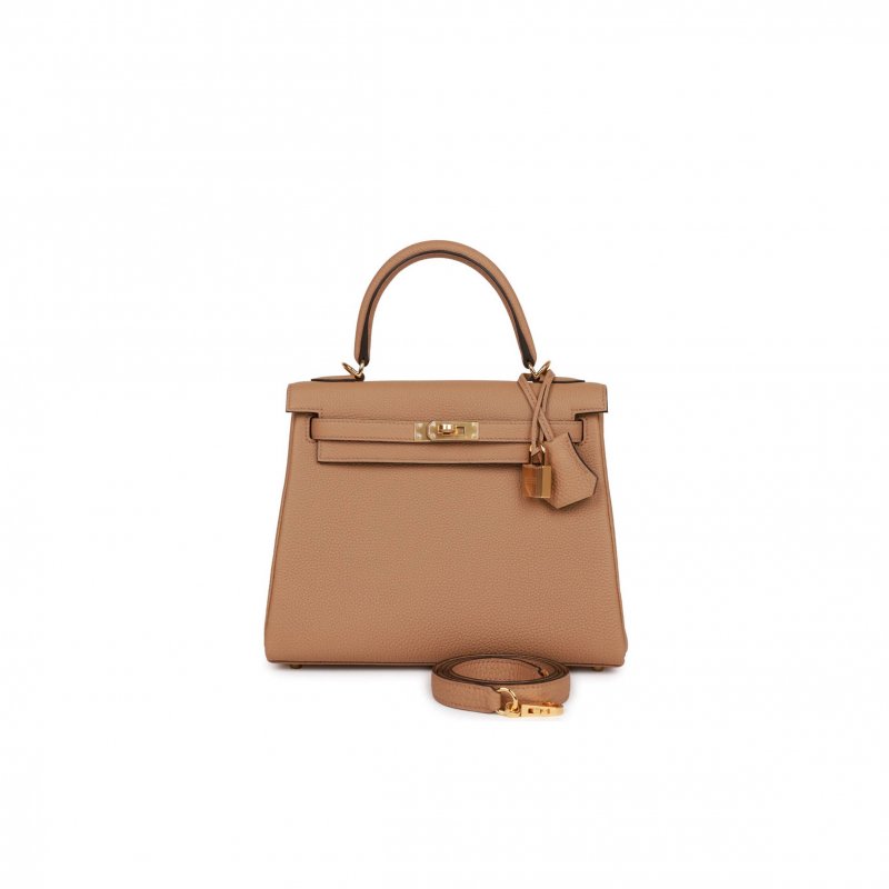(image for) HERMES KELLY RETOURNE 25 CHAI TOGO GOLD HARDWARE HANDMADE (25*17*7cm)