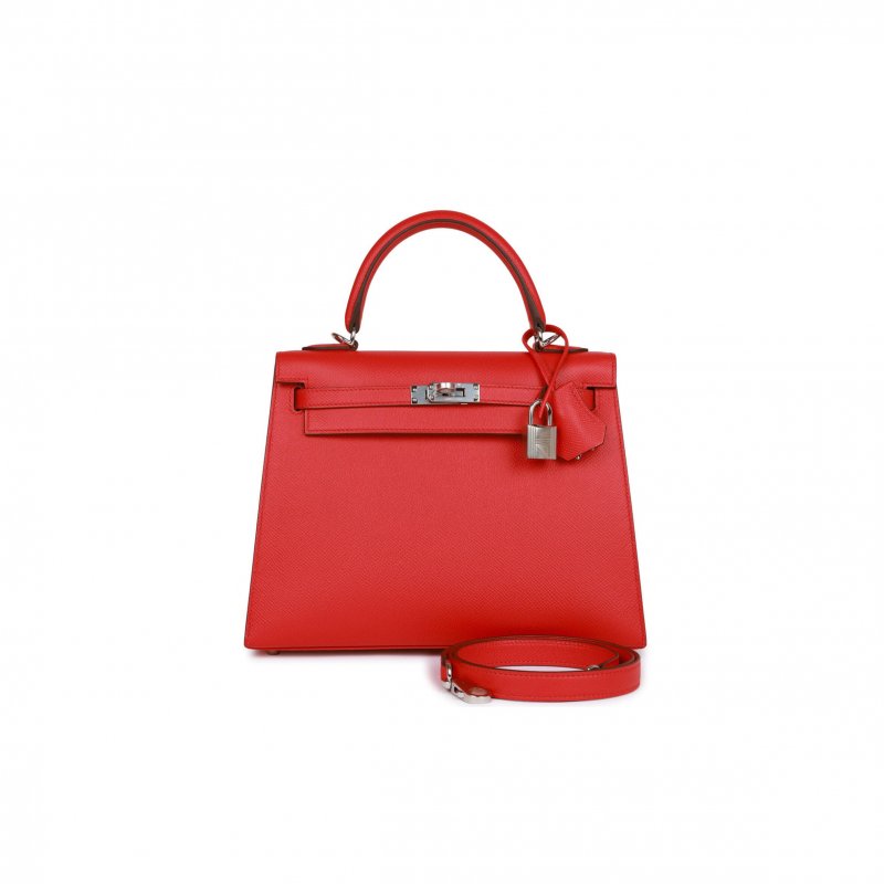 (image for) HERMES KELLY 25 EPSOM PALLADIUM HARDWARE (25*17*7cm)