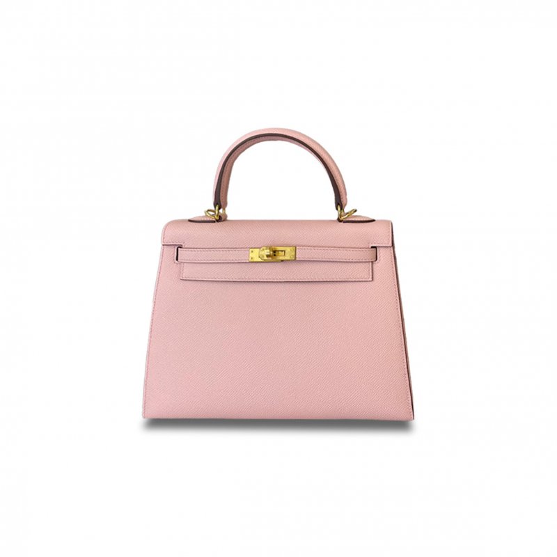 (image for) HERMÈS KELLY 28 EPSOM 3Q PINK GOLD BUCKLE (28*22*10cm)