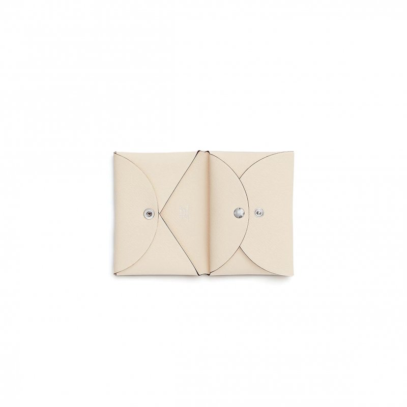(image for) HERMES CALVI DUO COMPACT CARD HOLDER H083035CK10 (10.5*7*1.3cm)