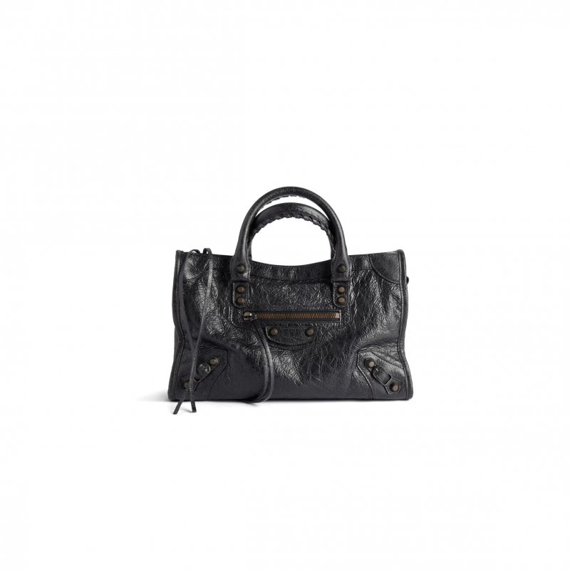 (image for) BALENCIAGA WOMEN'S LE CITY BAG SMALL IN BLACK 8114422ABEK1000 (29.9*19.1*9.9cm)