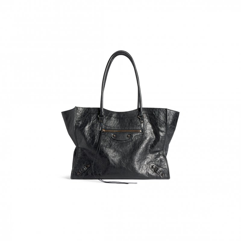 (image for) BALENCIAGA WOMEN'S LE CITY TOTE BAG MEDIUM IN BLACK 8518182ABEK1000 (39*29*13cm)