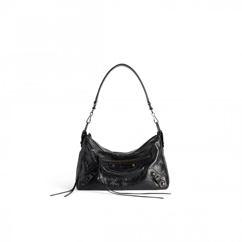 (image for) BALENCIAGA MEN'S LE CITY MOTO SMALL IN BLACK 8461882ABEK1000 (27.9*19*13.9cm)
