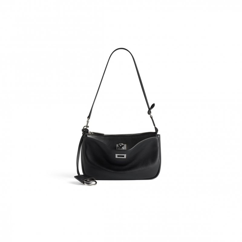 (image for) BALENCIAGA WOMEN'S RODEO SLING POCHETTE IN CLOUD GREY 8141112ABLV2142 (22*12*5cm)