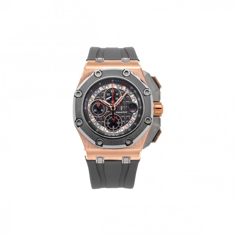 (image for) AUDEMARS PIGUET ROYAL OAK OFFSHORE 44MM ROSE GOLD BLACK DIAL WATCH 26401RO.OO.A002CA.02