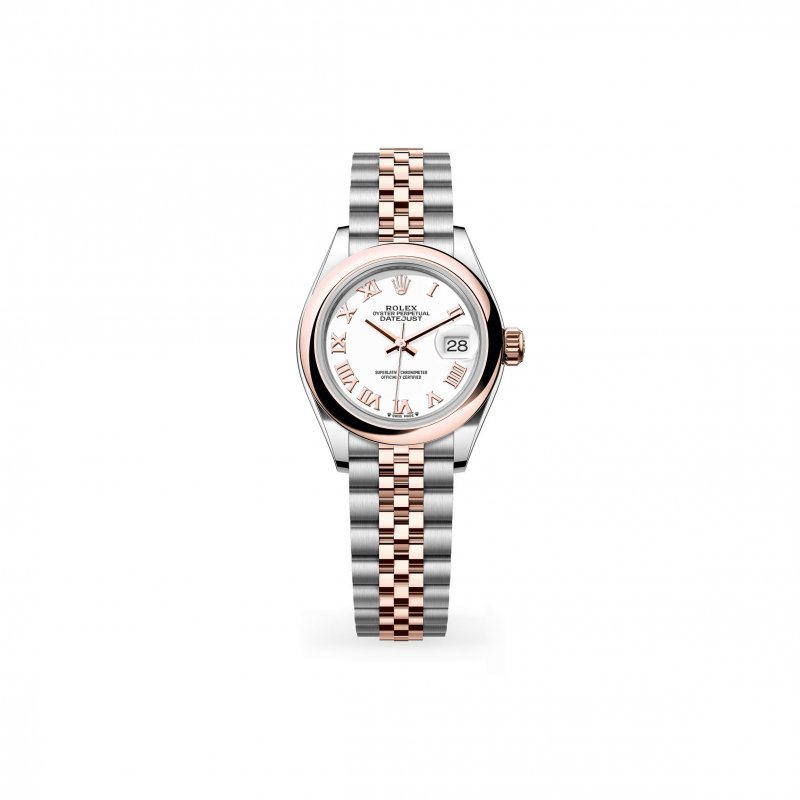 (image for) ROLEX LADY-DATEJUST OYSTER, 28 MM, OYSTERSTEEL AND EVEROSE GOLD 279161