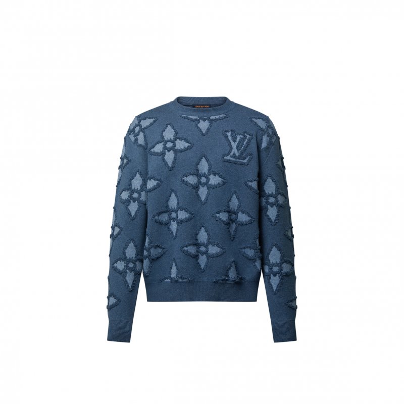 (image for) LOUIS VUITTON SUÉTER DE ALGODÃO TEXTURIZADO 1AGJRF