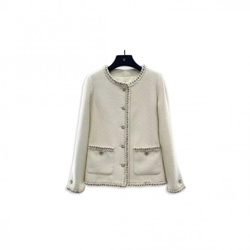 (image for) CHANEL WHITE TWEED JACKET